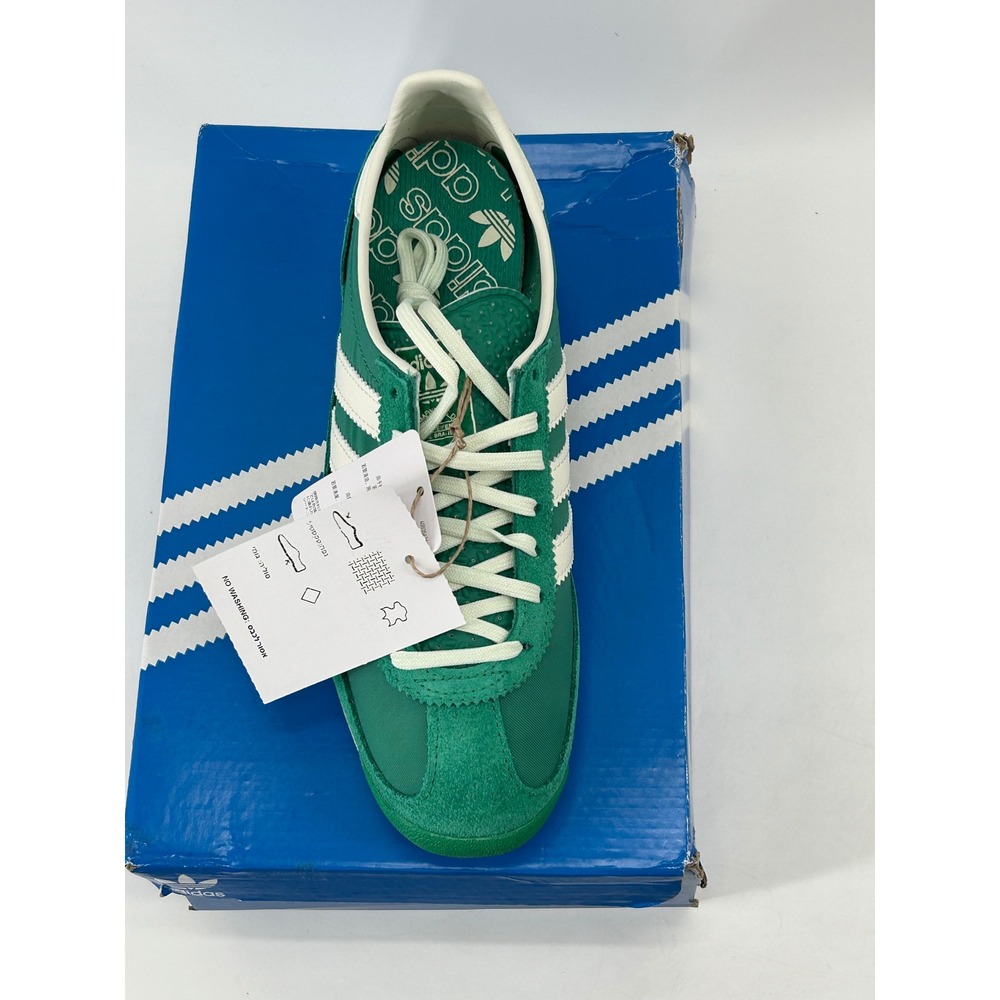 Adidas SL 72 OG W Women Size 7 Green Ivory JQ7397 Retro Suede Nylon New With Box - Picture 8 of 8